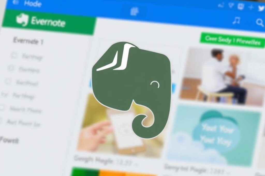 Evernote app anotações