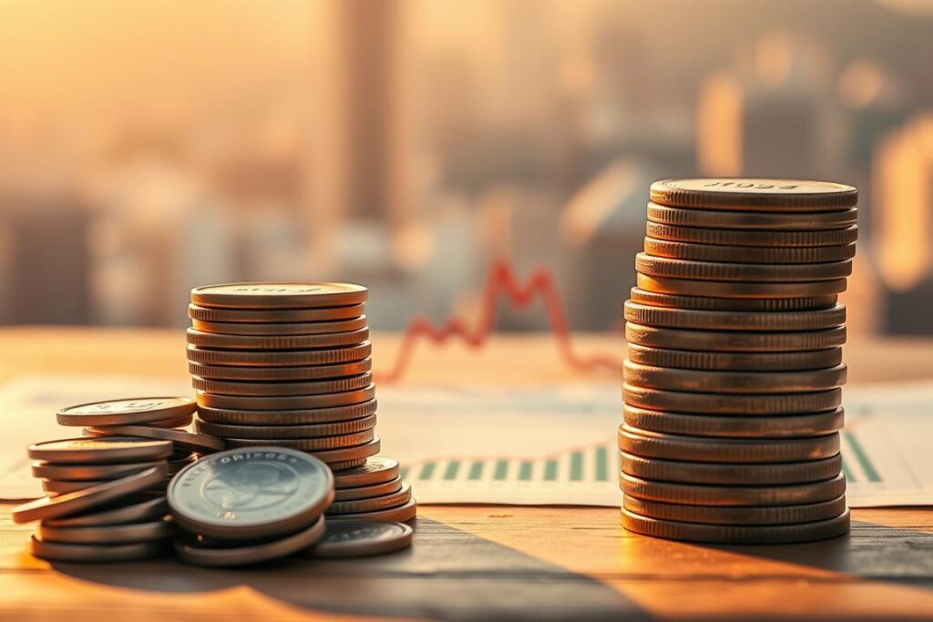 comparação entre estratégias de investimento