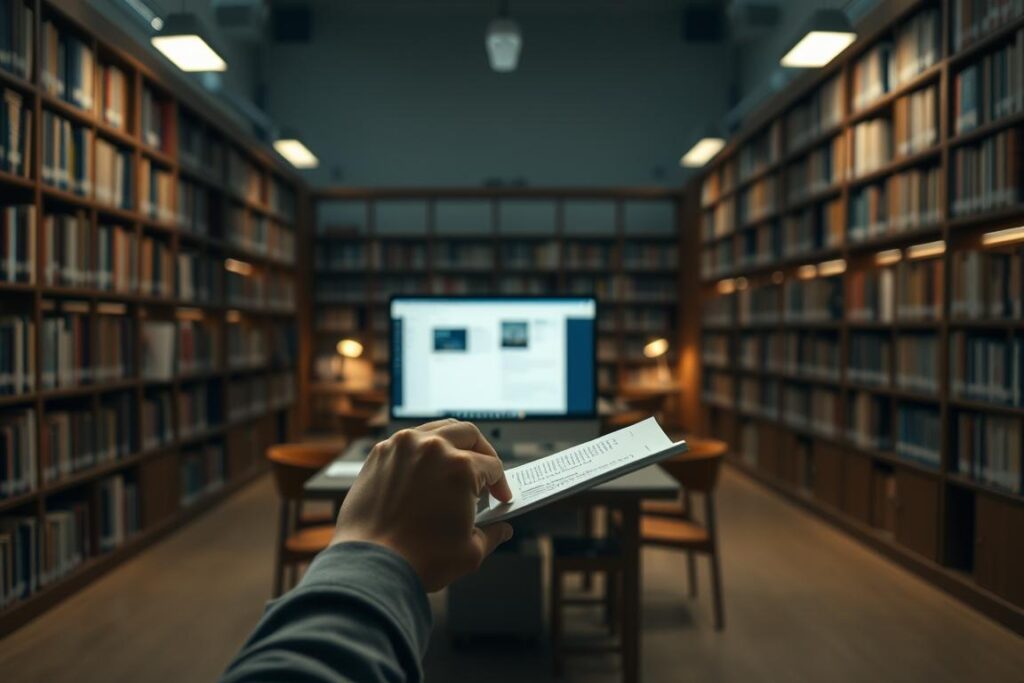 digitalização documentos acadêmicos