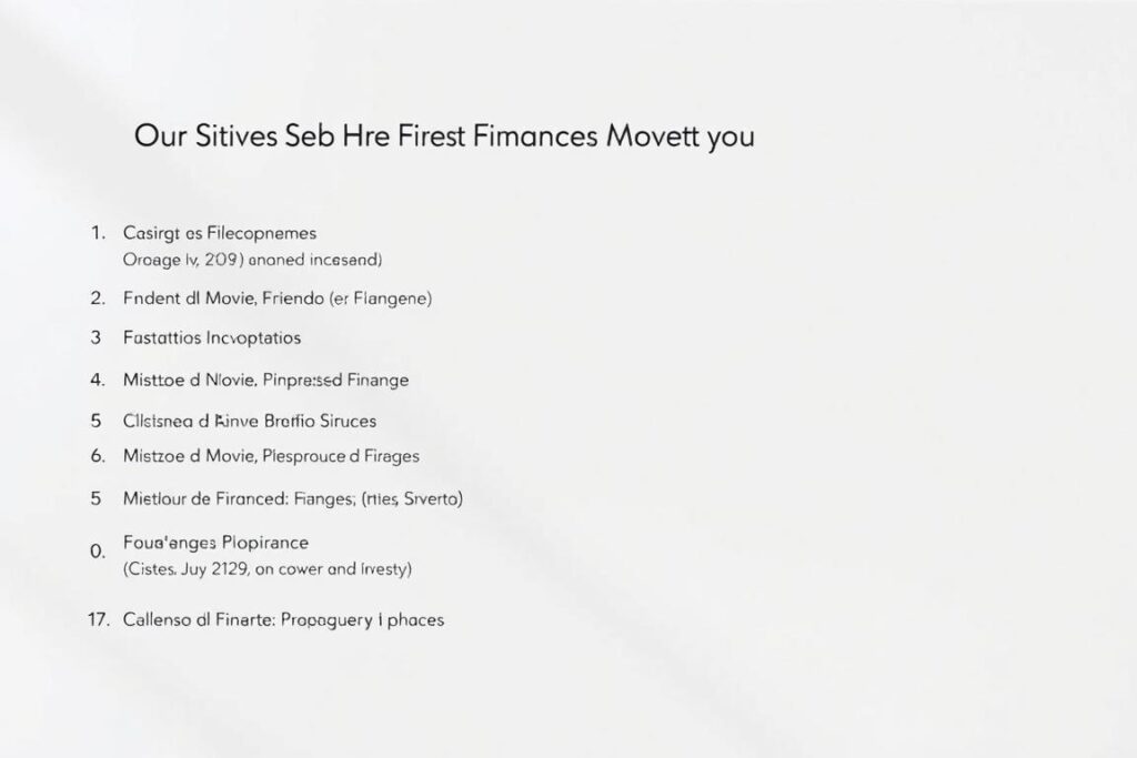 lista de filmes sobre finanças